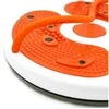 Twisteris su virvelėmis ir pėdų masažuokliu, 28 cm, oranžinis