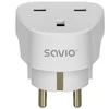 Savio AP-02 kelioninis adapteris su EU kištuku