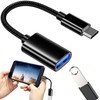 Oem USB-C į USB-A 3.0 OTG adapteris su 11 cm kabeliu
