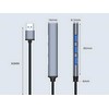 USB skirstytuvas 3.0 su 4 prievadais