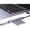USB skirstytuvas 3.0 su 4 prievadais