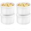 Snackkom Keramikiniai Indeliai 6 cm, 40 ml, 4 vnt - Dipsų ir Užkandžių Patiekimui