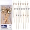 Orion Kokteilių Šiaudeliai 12 cm Bambu 20 vnt. - Užkandžiams