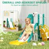 AIYAPLAY 5 viename Vaikų čiuožyklų rinkinys, Teleskopas, Krepšinio lankas, Plastikas, Geltona+Žalia