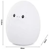 Children's night light led egg rgb remote control usb