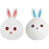 Led rabbit remote control rgb usb night light for kids