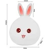 Children's led night light rabbit touch rgb