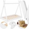 Vaikiška lova Springos BD005 su pušies eglės mediena 145x75 cm