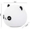 Children's led night light rgb panda touch