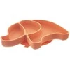 Orion Silikoninis vaikų lėkštė 23,5x19x3,5 cm, su siurbtuku
