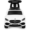 Multistore Vaikiška stumdomoji mašinėlė Mercedes C klasė su interaktyviu vairu ir garsais, balta