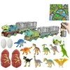 Lean Toys Advento kalendorius vaikams su dinozaurais ir žaislais
