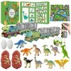 Lean Toys Advento kalendorius vaikams su dinozaurais ir žaislais