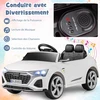 Vaikiškas elektrinis automobilis 12 V baltas
