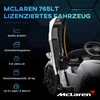 AIYAPLAY vaikiškas elektrinis automobilis 12 V vaikiškas automobilis su 2.4G nuotolinio valdymo pulteliu, MP3 muzika, elektrinis automobilis su garso signalu, žibintais, durelėmis, minkštu paleidimu, 3-5 km/h, skirtas 3-6 metų vaikams, baltas