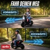 Vaikiškas elektrinis motociklas APRILIA DORSODURO 900, raudonas ir juodas, 81 × 43 × 57 cm