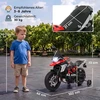 Vaikiškas elektrinis motociklas BMW G310 GS su ličio jonų akumuliatoriumi, raudonos ir juodos spalvos, 102 × 62 × 73 cm