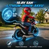 Vaikiškas elektrinis motociklas BMW G310 GS su ličio jonų akumuliatoriumi, raudonos ir juodos spalvos, 102 × 62 × 73 cm