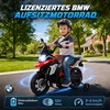 Vaikiškas elektrinis motociklas BMW G310 GS su ličio jonų akumuliatoriumi, raudonos ir juodos spalvos, 102 × 62 × 73 cm