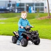 Homcom Mini elektrinis keturratis ATV LED priekinis žibintas 18-36 mėnesių vaikams 70 x 42 x 45 cm