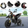 Vaikiškas elektrinis motociklas juodas