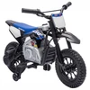 Vaikiškas elektrinis motociklas, licencijuoto HONDA CRF 450R dizaino, juodas ir mėlynas, 104 × 55 × 67 cm