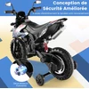 Vaikiškas elektrinis motociklas mėlynas