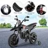 Vaikiškas elektrinis motociklas mėlynas