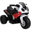 HOMCOM BMW S1000RR licencijuotas elektrinis triratis, vaikiškas motociklas su akumuliatoriumi, vaikiška transporto priemonė, plienas, raudona, 66x37x44 cm