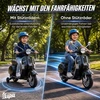 Vaikiškas elektrinis motociklas Vespa PX150 su ličio akumuliatoriumi, juodas, 107 × 51 × 80 cm