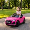 Vaikiškas elektromobilis licencijuotas Audi A5L su 2,4 GHz nuotolinio valdymo pultu, rožinis, 101 × 55 × 43 cm