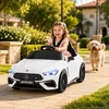 Vaikiškas elektromobilis Mercedes-AMG CLE 53, 12 V, baltas, 54 × 99 × 43 cm