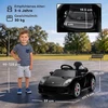 Vaikiškas elektromobilis Porsche Carrera GT, juodas, 111,1 × 59 × 45 cm