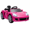 Vaikiškas elektromobilis Porsche Carrera GT su nuotoliniu valdymu, rožinis/juodas, 111,1 × 59 × 45 cm