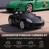 Vaikiškas elektromobilis Porsche Carrera GT, juodas, 111,1 × 59 × 45 cm