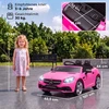 Vaikiškas elektromobilis su nuotoliniu valdymu ir 2 varikliais, rožinis, 107 × 62,5 × 44 cm