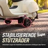Vaikiškas elektromotociklas Mini Vespa GTS dizaino, su ličio akumuliatoriumi, baltas, 66,5 × 38 × 52 cm
