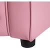 HOMCOM vaikiškas fotelis Princesė, širdelės formos vaikiškas krėslas, rožinis, patogus fotelis vaikų kambariui, I59xP41,5xA49cm