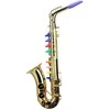 Lean Toys Vaikiškas muzikinis žaislas – auksinis saksofonas