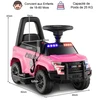 Vaikiškas policijos automobilis rožinis