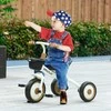 Aiyaplay Vaikiškas dviratukas su reguliuojama sėdyne, balansinis dviratukas su krepšeliu, skambutis, vaikiškas dviratukas su pedalais, balansinis dviratukas 2-5 metų vaikams