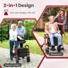 Vaikštynė su sėdyne Juoda/Tamsiai mėlyna/Raudona