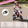 Vaikų elektrinis motociklas Rožinis