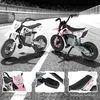 Vaikų elektrinis motociklas Rožinis