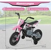 Vaikų elektrinis motociklas Rožinis
