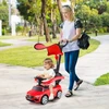 Vaikų stumdymo mašinėlė raudona