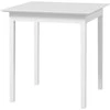 Homcom Kvadratinis valgomojo stalas 2 asmenims, medinis svetainės stalas 75 x 75 x 76 cm