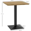 Valgomojo stalas 70 x 70 x 75 cm