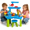 Lean Toys Vandens žaidimų stalas su kelių lygių vandens trasa ir kėdute, 61 × 63 cm