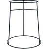 Vilde metalinis gėlių stovas juodas dvipusis 45x53 cm